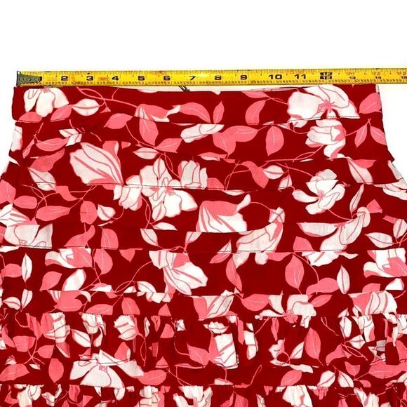 NBD + NAVEN Cha Cha Crimson Floral Skirt - Picture 10 of 13